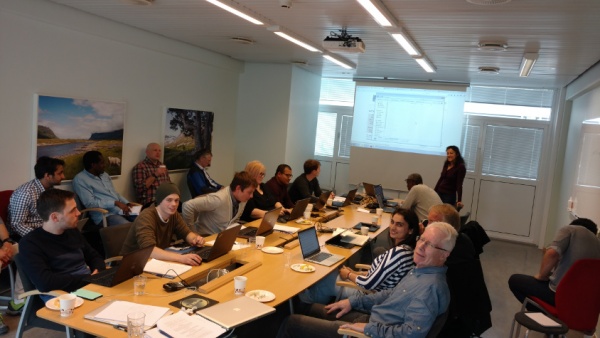 Full room during Consortium meeting March 2017.